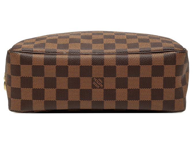 Louis Vuitton Brown Damier Ebene Trousse Toilette 25 Marrone - vista 3