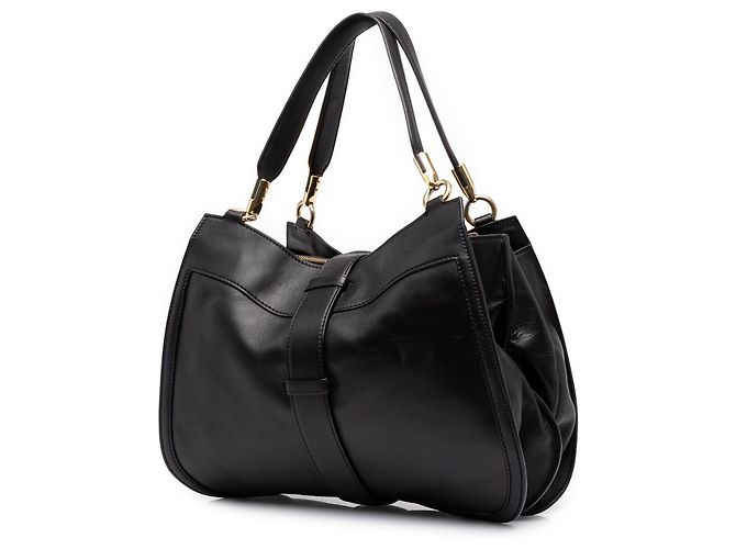 Salvatore Ferragamo Borsa Hobo Enny Ferragamo in pelle nera Nero - vista 2