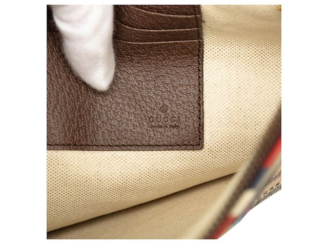 Clutch Gucci Beige GG Supreme Courrier - vista 6