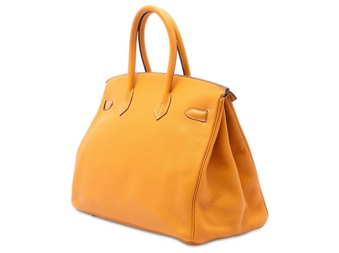 Hermès Yellow Epsom Candy Birkin Retourne 35 Amarillo Mostaza - vista 2