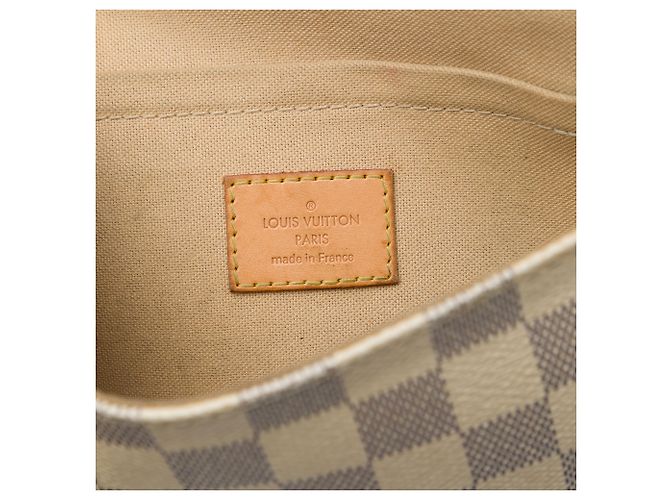 Louis Vuitton White Damier Azur Favorite PM Blanco - vista 5