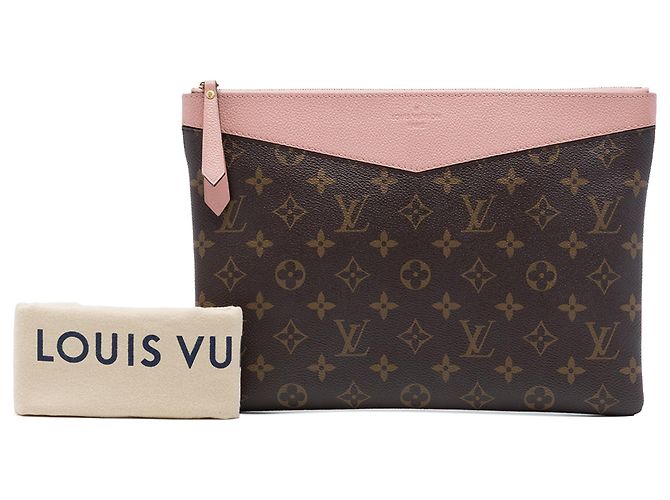 Louis Vuitton Brown Monogram Daily Pouch Braun - Ansicht 7