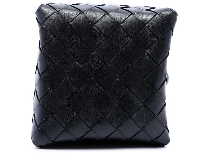 Bottega Veneta Mini Knot Bucket Bag Intrecciato Nero - vista 3