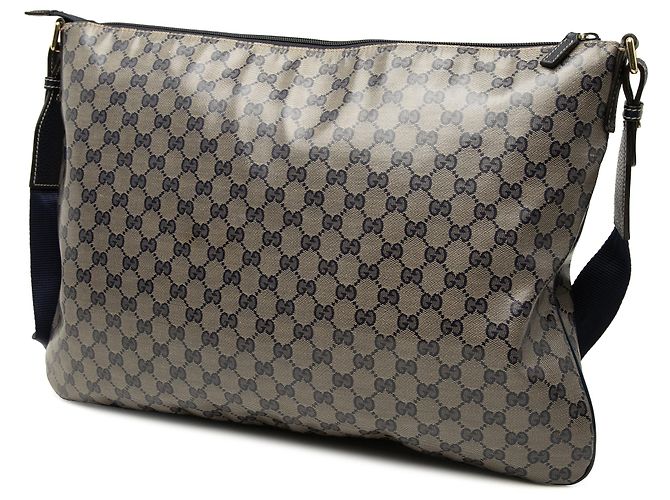 Gucci Beige GG Crystal Crossbody - vista 2
