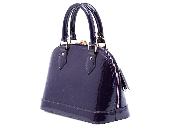 Louis Vuitton Purple Monogram Vernis Alma BB Lila Dunkelviolett - Ansicht 2