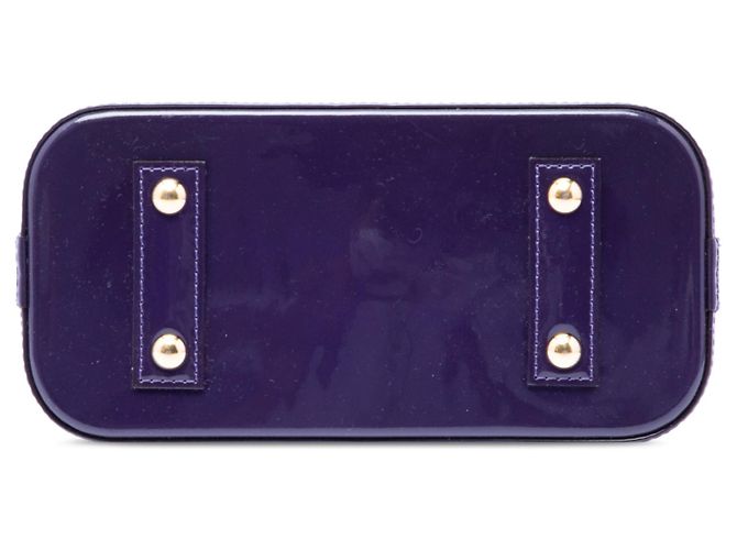 Louis Vuitton Purple Monogram Vernis Alma BB Lila Dunkelviolett - Ansicht 3