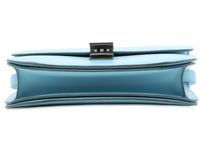 Céline Celine Blue Medium Calfskin Classic Box Blu chiaro - vista 3