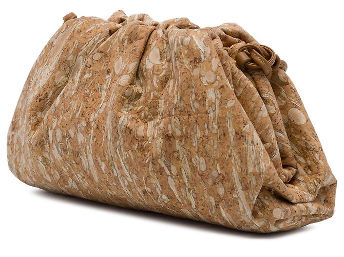 Bottega Veneta Brown Cork The Mini Pouch Crossbody Marrone - vista 2