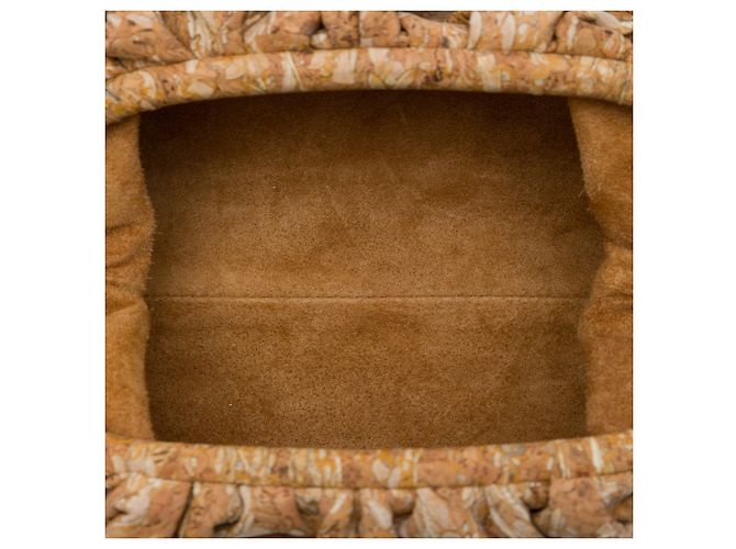 Bottega Veneta Brown Cork The Mini Pouch Crossbody Marrone - vista 4
