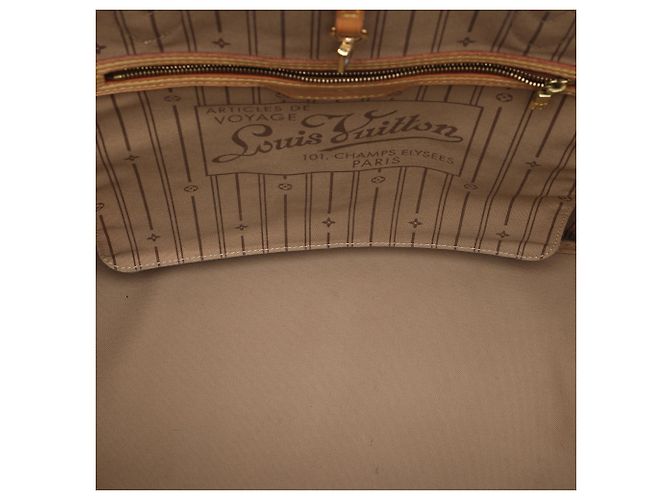 Louis Vuitton Brown Monogram Neverfull GM Braun - Ansicht 4