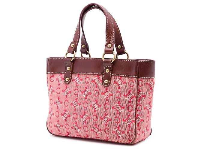 Céline Celine Red C Macadam Canvas Handbag - view 2