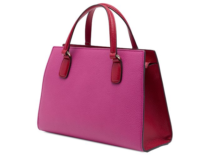 Gucci Soho Satchel aus Leder in Rosa, Größe Medium Pink - Ansicht 2