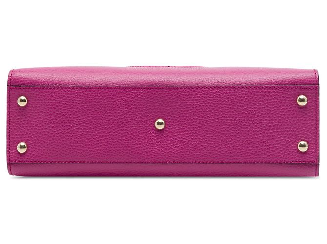 Gucci Soho Satchel aus Leder in Rosa, Größe Medium Pink - Ansicht 3