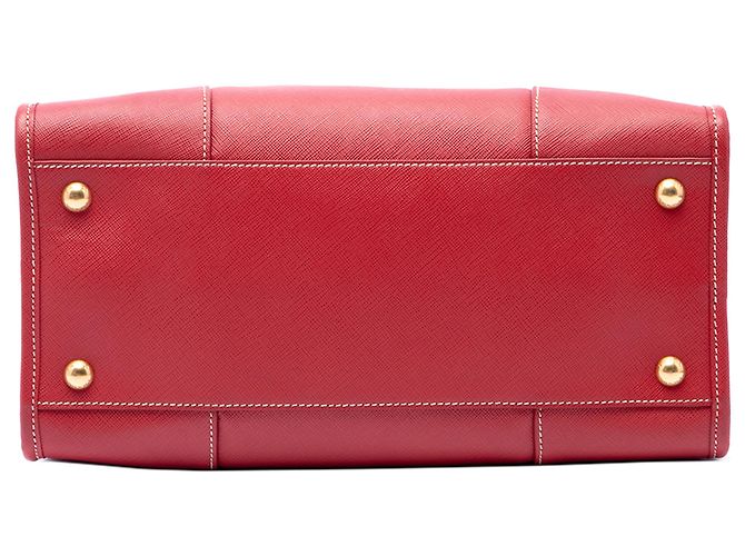 Bolso Shopping Prada Red Saffiano Lux Roja - vista 3
