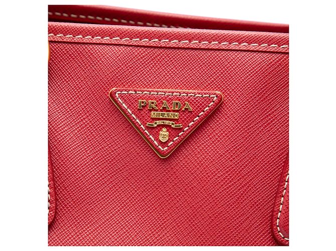 Bolso Shopping Prada Red Saffiano Lux Roja - vista 5