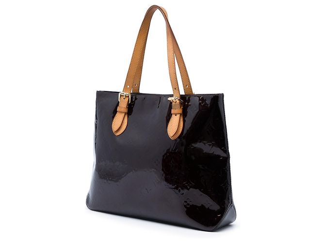 Louis Vuitton Purple Monogram Vernis Brentwood Púrpura - vista 2