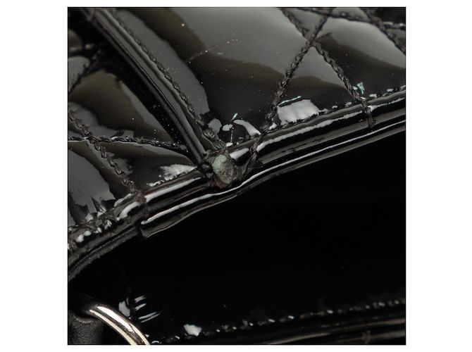 Autre Marque Borsa a tracolla Miss Dior Promenade in vernice nera Cannage Dior Nero - vista 6