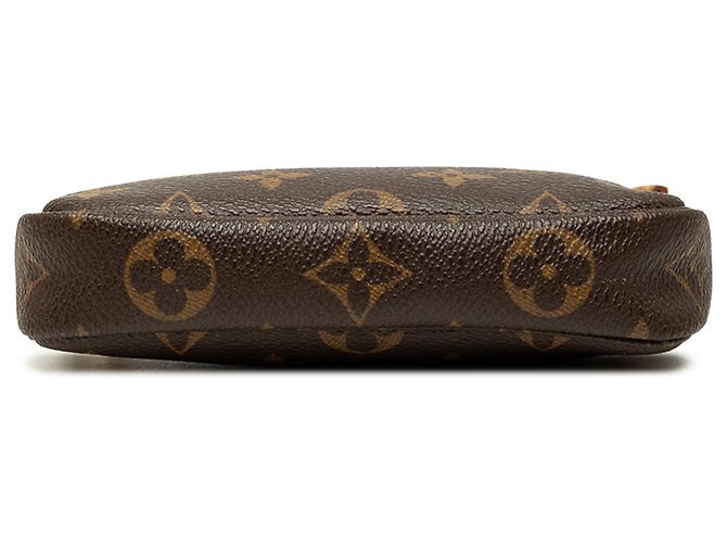 Louis Vuitton Brown Monogram Mini Pochette Accessoires Marrone - vista 3