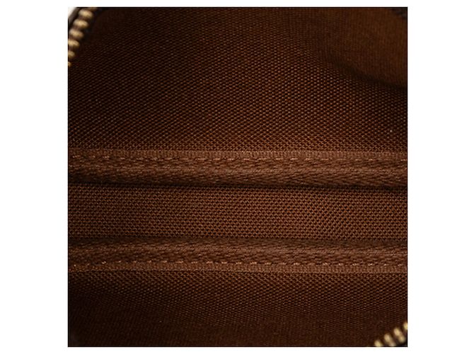 Louis Vuitton Brown Monogram Mini Pochette Accessoires Marrone - vista 5