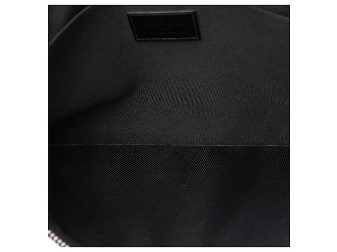 Louis Vuitton Black Damier Graphite Pochette Jour PM Nero - vista 4