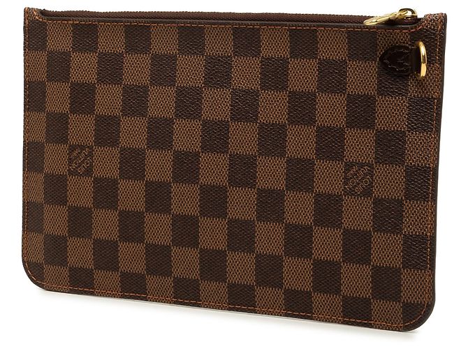 Pouch Louis Vuitton Brown Damier Ebene Neverfull MM Marrone - vista 2