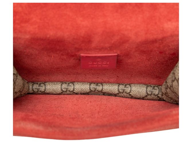 Gucci Beige Small GG Supreme Dionysus Crossbody - vista 4