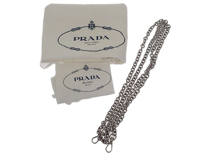 Prada Black Mini Saffiano Trimmed Tessuto Drawstring Vela Backpack - view 11