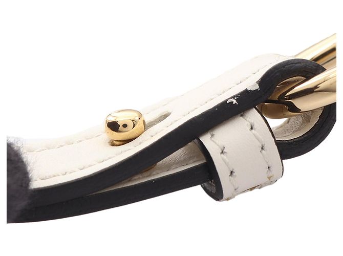 Prada White City Calf Turn Lock Crossbody Weiß Aus weiß - Ansicht 10