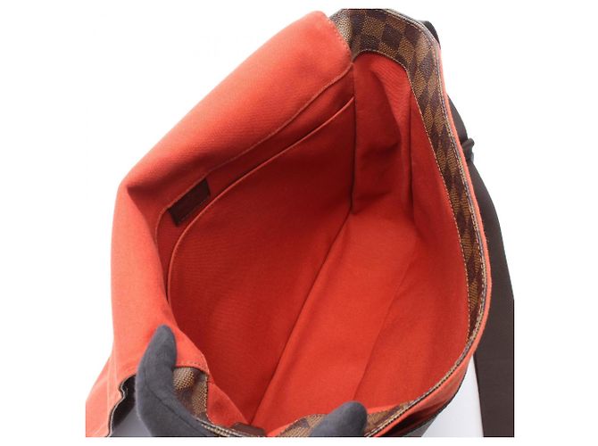 Bolsa de Ombro Louis Vuitton Bastille Marrom Damier ebene - vista 3