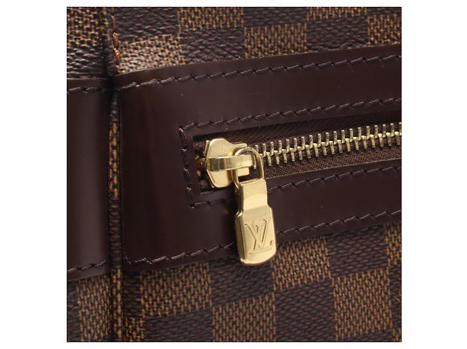 Bolsa de Ombro Louis Vuitton Bastille Marrom Damier ebene - vista 9