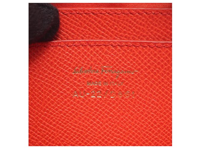 Borsa a tracolla Salvatore Ferragamo Vara Ribbon Rosso - vista 4