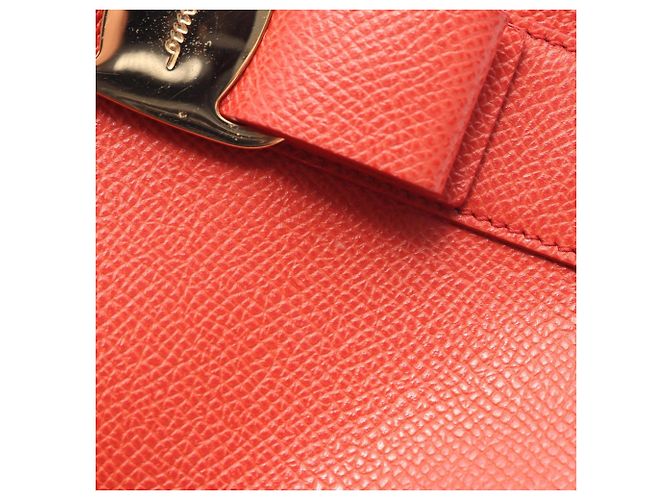 Borsa a tracolla Salvatore Ferragamo Vara Ribbon Rosso - vista 8