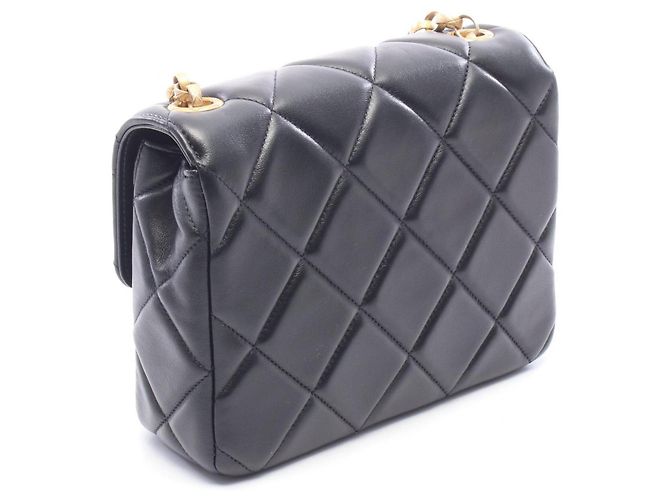 Timeless Chanel Matelassé Small Flap Schultertasche Schwarz - Ansicht 2