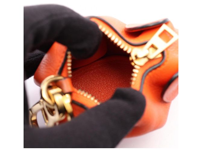Monedero de piel Elephant Loewe Naranja - vista 3