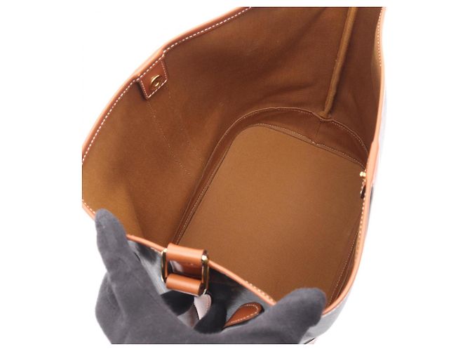 Céline Celine Triomphe Medium Bucket Shoulder Bag Brown - view 3