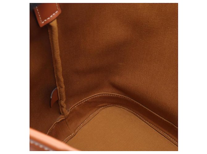 Céline Celine Triomphe Medium Bucket Shoulder Bag Brown - view 7