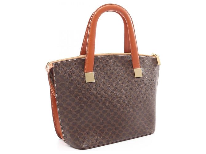 Céline Borsa Tote 2-Way Celine Macadam Brown Marrone - vista 2