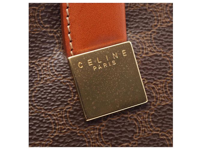 Céline Borsa Tote 2-Way Celine Macadam Brown Marrone - vista 5