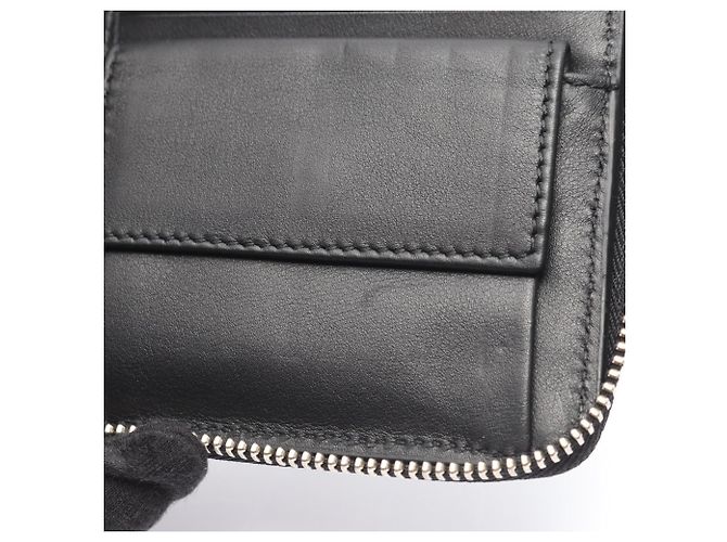Portafoglio lungo rotondo Gucci Microguccissima Nero - vista 8