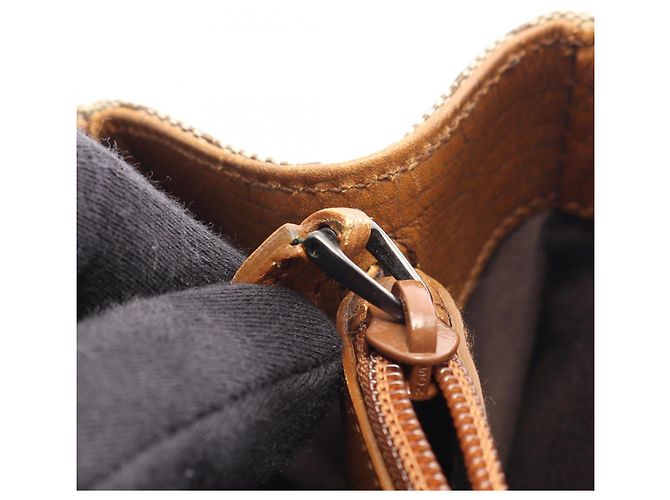 Gucci Bamboo GG Canvas Tote Bag Braun Beige - Ansicht 10