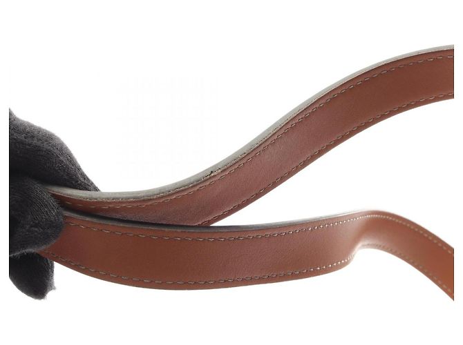 Céline Sac Cabas Triomphe Medium Celine Marron Blanc Beige - vue 7