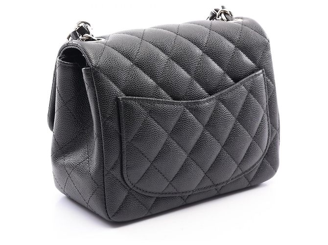 Bolso de hombro Chanel Mini Matelassé Negro - vista 2