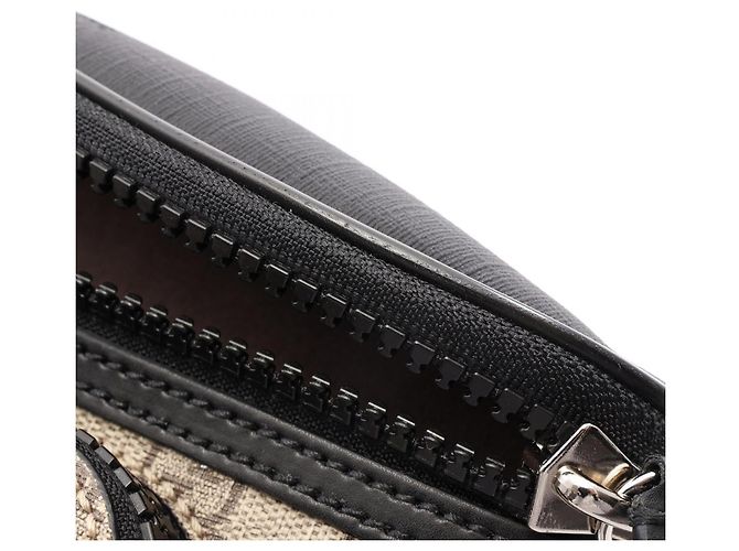 Borsello cintura Gucci GG Supreme Nero Beige - vista 5