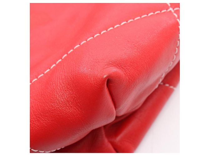 Timeless Bolsa de Ombro Chanel Matelassé 22 Small Vermelho - vista 6