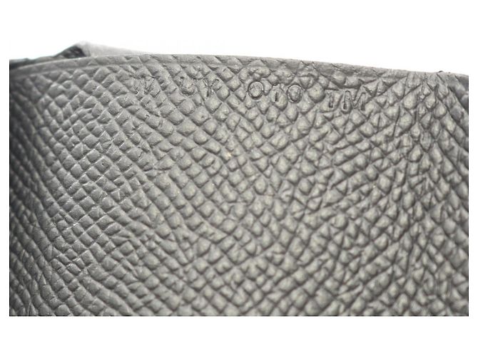 Hermès Hermes Calvi Duo Geldbörse/Münzbeutel Schwarz - Ansicht 6