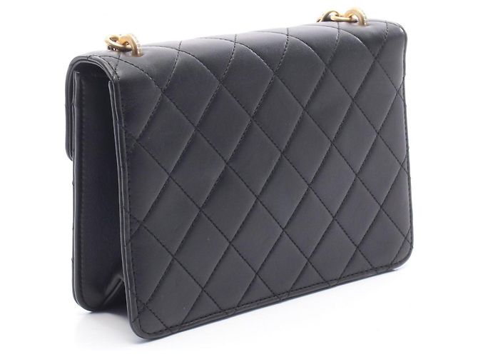 Chanel Matelassé Schultertasche Schwarz - Ansicht 2