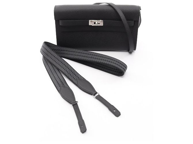 Hermès Borsa a tracolla Hermes Kelly To Go Nero - vista 9