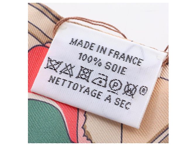 Hermès Twilly Pony Pit Stop Ribbon Scarf Multicor Cru - vista 5