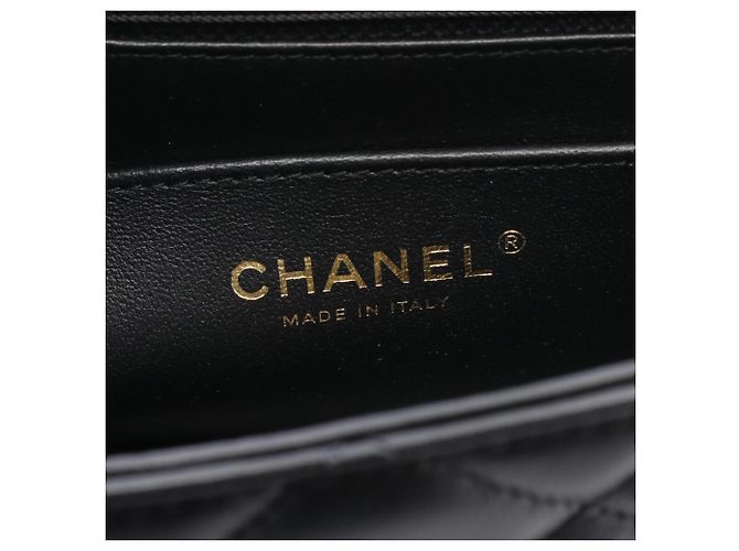 Bolsa 2-Way Chanel Matelassé com alça de mão Preto - vista 4