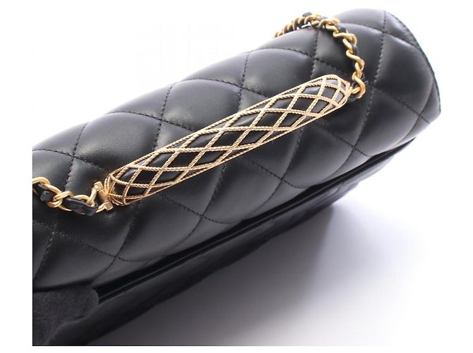 Bolsa 2-Way Chanel Matelassé com alça de mão Preto - vista 8